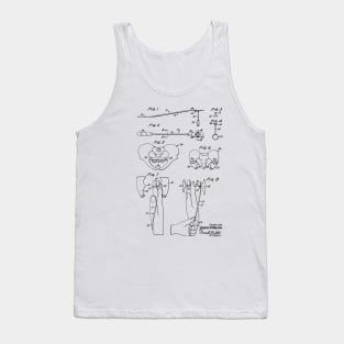 Pelvic Measuring Device Vintage Patent Hand Drawing Tank Top